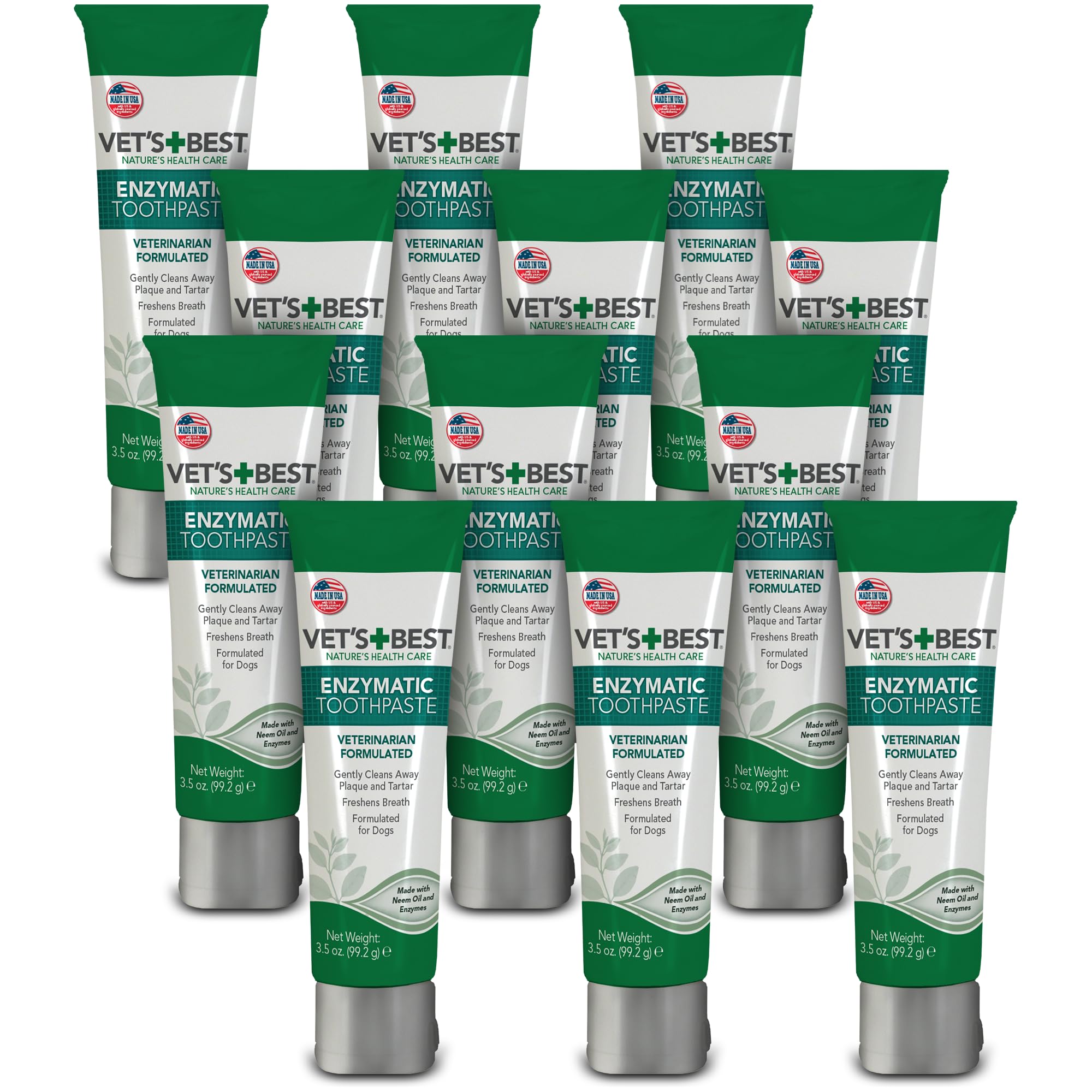 Vet's Best Dog Toothbrush & Enzymatic Toothpaste Kit Dog's Sun