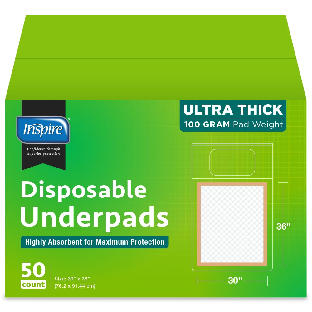 Inspire Extra Large Super Absorbent Disposable Bed Pads