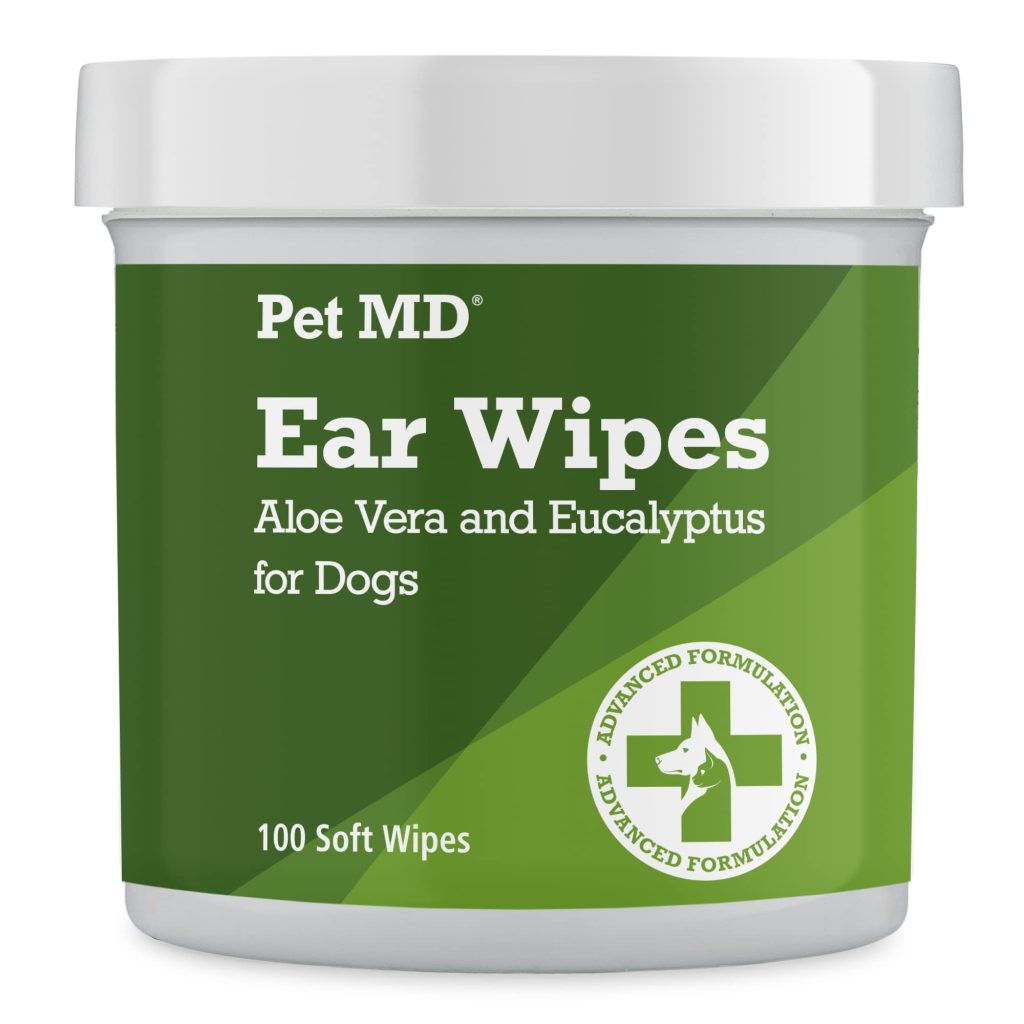 Pet MD Ear Finger Wipes for Dogs