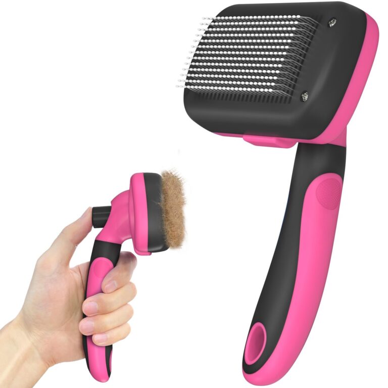 Dipoo Self Cleaning Shedding Brush