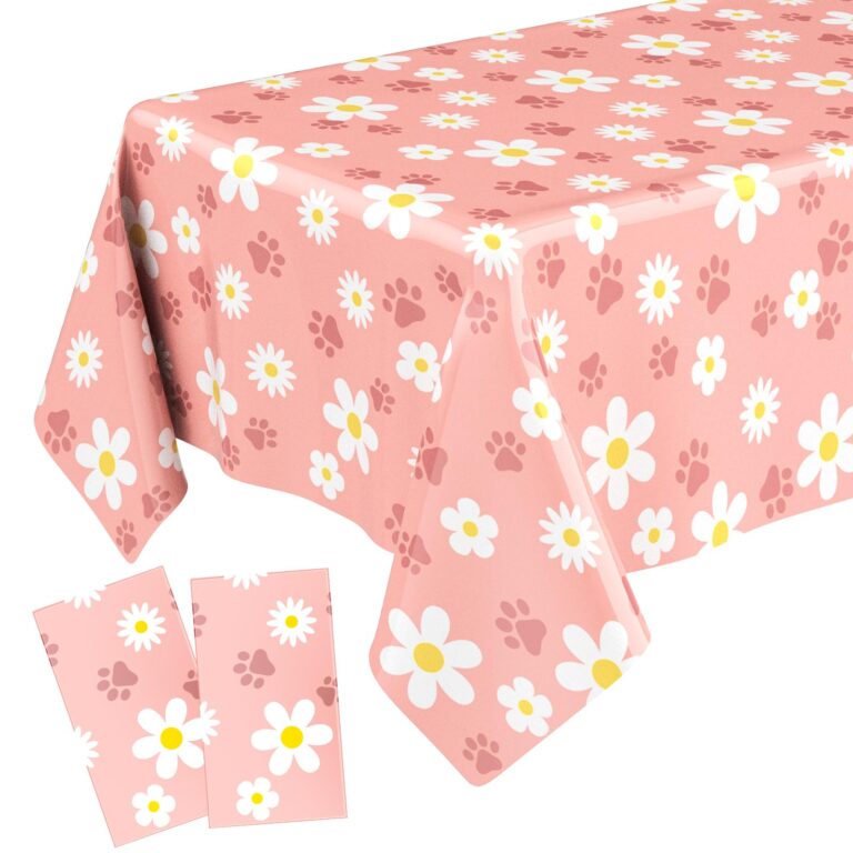 Gilprop Puppy Daisy Paw Print Tablecloths
