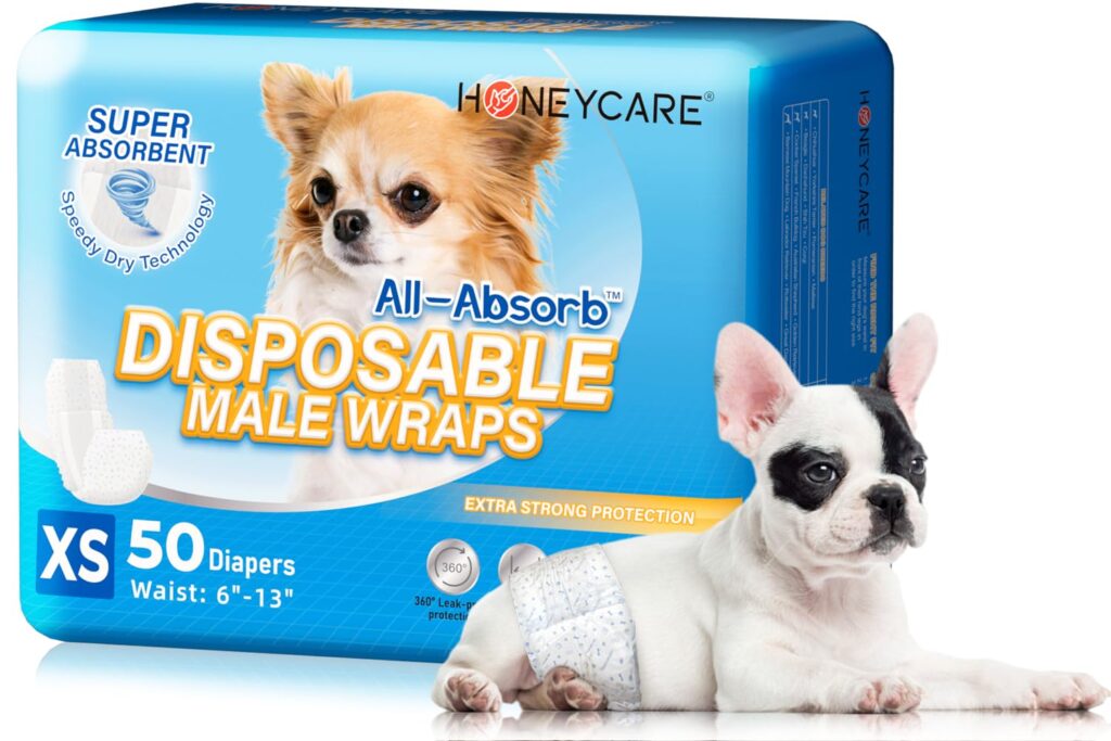 HONEY CARE All-Absorb A25 Male Dog Wrap