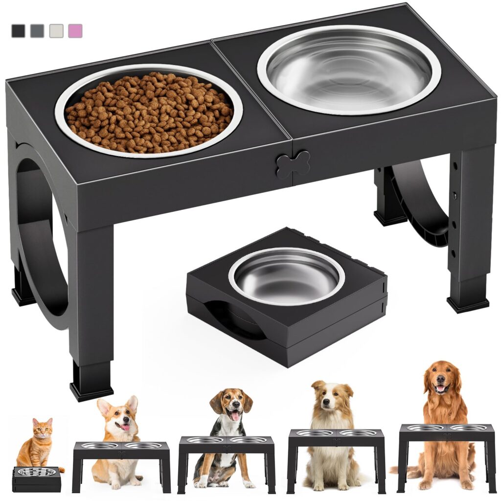 XIAZ Elevated Dog Bowls