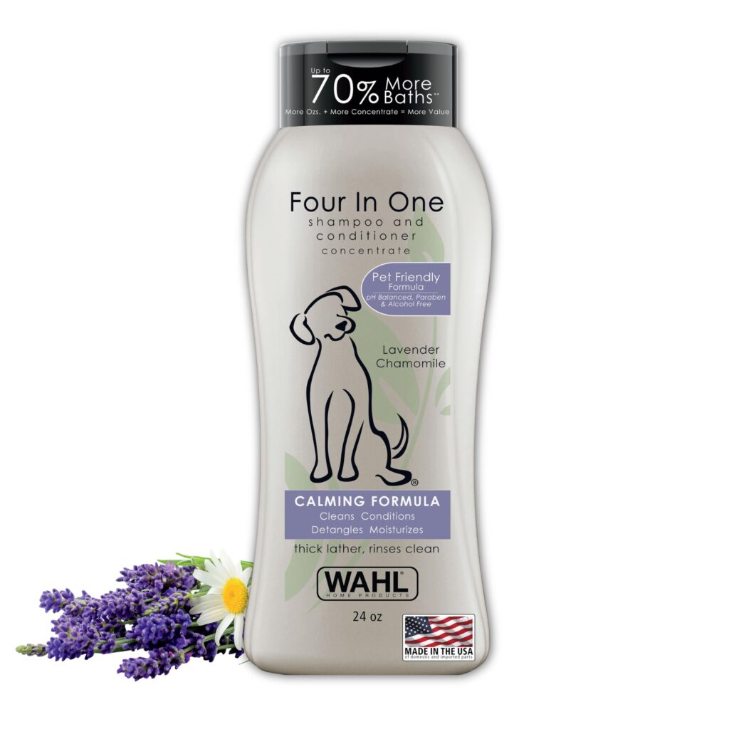 Wahl USA 4-in-1 Calming Dog Shampoo