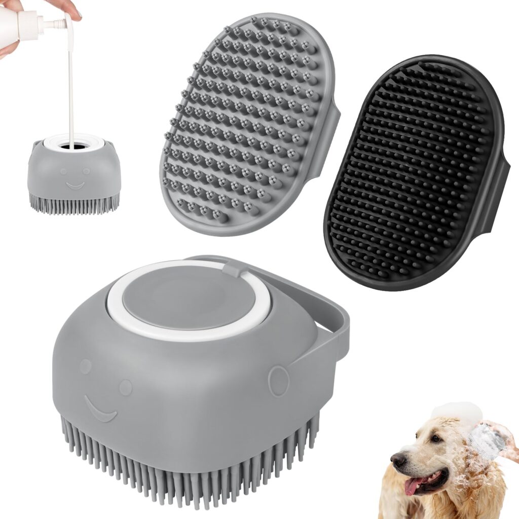 Comotech Dog Bath Brush & Toothbrush Set