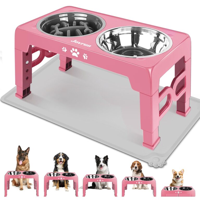 Jovrun Elevated Dog Bowls