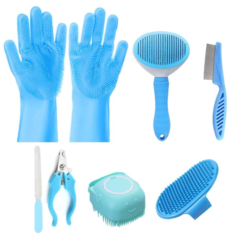 8PCS Dog Bath Supplies Set