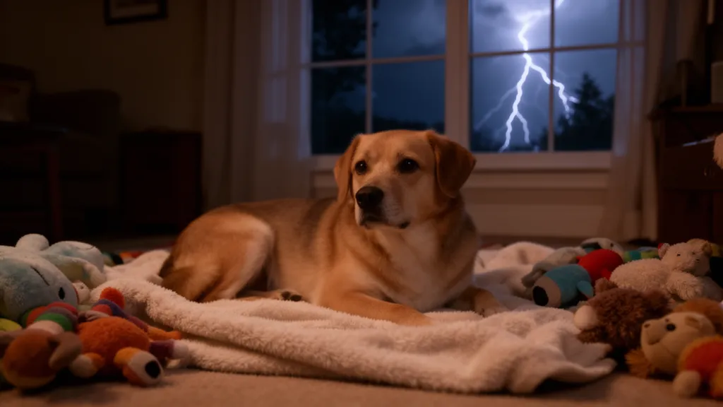 Teaching Your Dog to Stay Calm During Thunderstorms