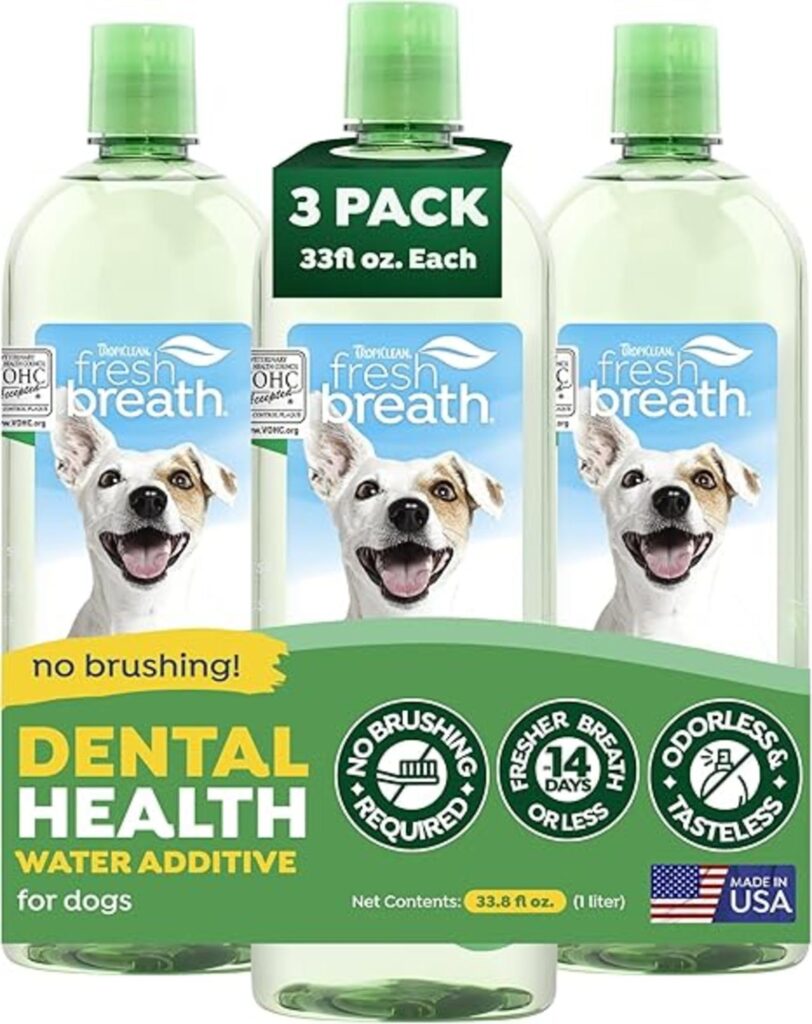 TropiClean Fresh Breath Water Additive for Dogs