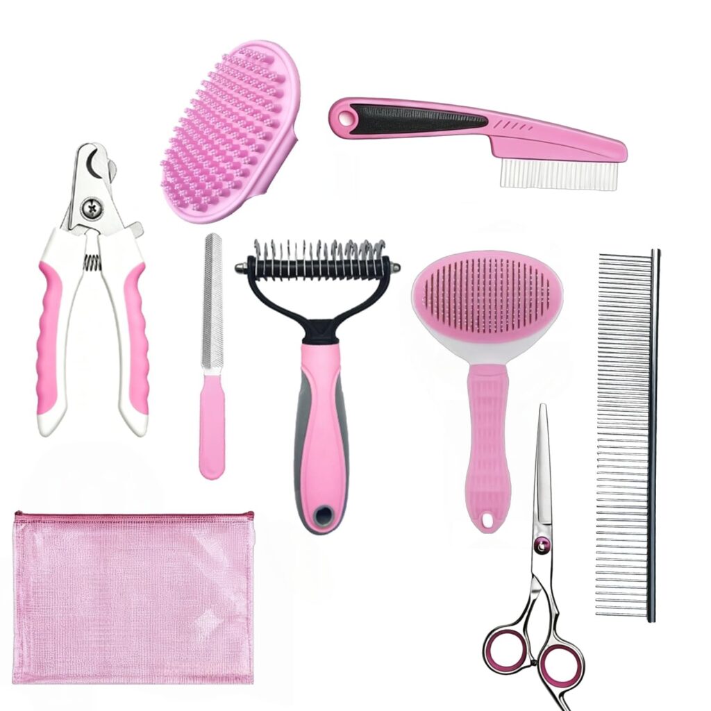 9Pcs Dog Grooming Kit