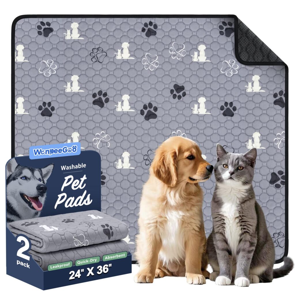 WanpeeGoo Washable Pee Pads for Dogs